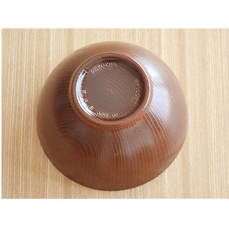 【10％OFFクーポン！9/24(木)1:59まで】EAST table 木目スープボウル　L 　和モヨウ（ブラウン）つやありお椀 お碗 味噌汁椀 汁椀 お碗 漆木風 和食器 モダン レンジ対応 食洗機対応 おしゃれ カフェ風 カフェ食器 キッチン shoplistselect-10152832 SHOPLIST サンプル画像3