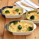 【マラソン期間中 5%OFFクーポン】TABLE WARE EAST グラタン皿 長角 バイカラー minoruba(ミノルバ)耐熱皿 オーブン料理 オーブン対応 オーブンウェア カフェ風グラタン おうちカフェ 角皿 ドリア 塗り分け おしゃれ シンプル