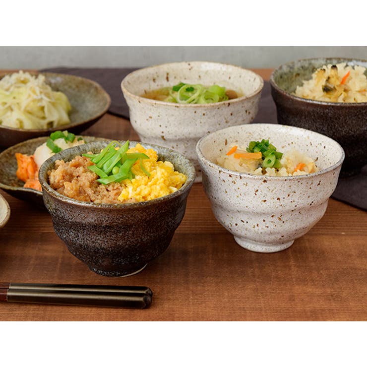 EAST table 深めのお茶碗　11cm　ろくろ目　和食器茶碗 お茶わん ご飯茶碗 飯碗 ライスボウル 鉢 ボウル 食器 器 うつわ シック モダン カフェ食器 和カフェ おしゃれ キッチン shoplistselect-10153065 SHOPLIST サンプル画像2