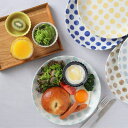TABLE WARE EAST 大皿 25cm KatoKato 水玉のお皿プレート お皿 皿 洋食器 おしゃれ 食器 ディナープレート ワンプレート 盛り皿 パスタ皿 カレー皿 主菜皿 サラダ皿 デザート皿 カフェ食器 柄物 食器・キッチン用品