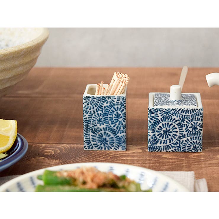 EAST table 角楊枝入れ　たこ唐草 和食器 爪楊枝入れ つまようじ入れ ようじ入れ ピック入れ 業務用食器 業務食器 飲食店食器 キッチン小物 キッチン雑貨 卓上小物 おしゃれ キッチン shoplistselect-10153402 SHOPLIST サンプル画像2