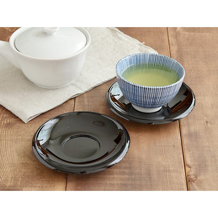EAST table 茶托 丸型12cm 黒 ...の紹介画像3