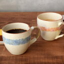 TABLE WARE EAST マグカップ モザイク 手描き一珍和食器 マグ コーヒーマグ コップ カップ 手書き 手造り 食器 器 うつわ パステルカラー か...