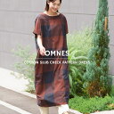 OMNES 【OMNES】コットンスラブチェック柄ワンピース ワンピース・ドレス