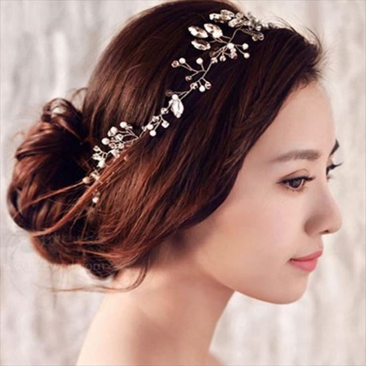 【10%OFFクーポン!11/27(木)1:59まで】パーティードレス通販 Precious Lady ヘッドドレス 着物 髪飾り パール 花 ブライダル クー...