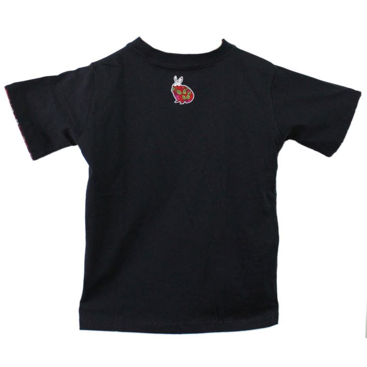 京のおしゃれ屋 レディース 刺繍 ちりめん 和柄 Tシャツ 白 黒 トップス