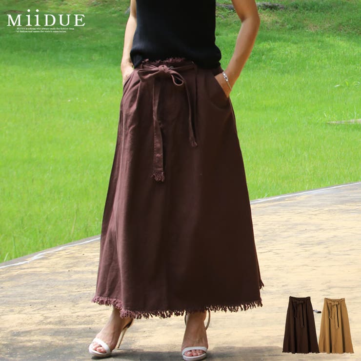 MiiDUE マキシ スカート スカート ロングスカート マキシスカート ロング ボトムス レディース 春夏秋冬 大人カジュアル 大人 スカート
