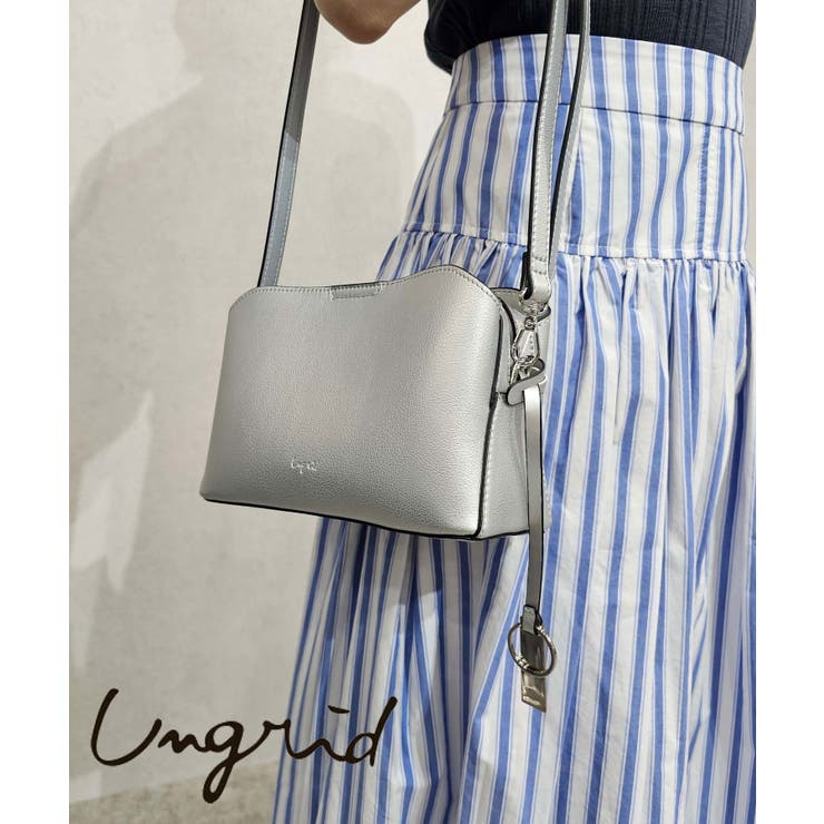 【10％OFFクーポン！6/26(金)1:59まで】STYLE CODE 【Ungrid/アングリッド】両アオリポケット　ミニショルダーバッグ　キーリング付き　パスポートケース　スマホケース バッグ・鞄