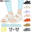 CLARAH キッズサンダル 女の子 男の子 水遊び 水陸両用 メッシュ マジックテープ 通気性 速乾 軽量 スポーツサンダル ベビーサンダル 靴 キッズ ベビ...