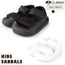 CLARAH キッズ ベビー サンダル マジックテープ ベルクロ レザー風 靴 ファーストシューズ 1歳児 1歳児半 赤ちゃん 子供靴 水陸両用 ベビーサンダル...