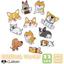 CLARAH ワッペン 11枚セット アイロン わんちゃん 犬 いぬ 入園準備 入学準備 新入学 新入園 幼稚園 保育園 小学校 ファッション雑貨