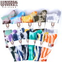 COMPLETE 【UNIVERSALOVERALL】タイダイ メンズクルーソックス ユニバーサルオーバーオール インナー・下着