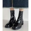【6/27 1:59まで 10%OFFクーポン】ANGELCLOSET ショートブーツ レディース 太ヒール シューズ・靴