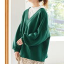 【8/11まで5%OFFクーポン】Viola e Viola 裏起毛深Vネックデザインチュニック トップス