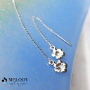 Melody Accessory チェーンピアス ピアス ハイビスカス アメリカンピアス 訳あり ハワジュ ハワイアン 揺れる ピアス ハワイアンジュエリー ゴールド ピンクゴールド プレゼント トレンド ブランド おしゃれ 人気 20代 30代 40