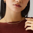 【4/17 9:59まで 10%OFFクーポン】ネックレス K18GP メタル チェーン チョーカー ブランド おしゃれ レディース ゴールド シルバー プレゼ...