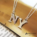 Melody Accessory ネックレス プレート イニシャル ペンダント スキンジュエリー 小ぶり オフィス シンプル ゴールド シルバー アクセサリー