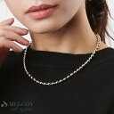 Melody Accessory ネックレス 日本製 メタルボール ボールチェーン レディース ブランド おしゃれ 大ぶり シンプル レディース シルバー ブランド プレゼント アクセサリー アクセサリー