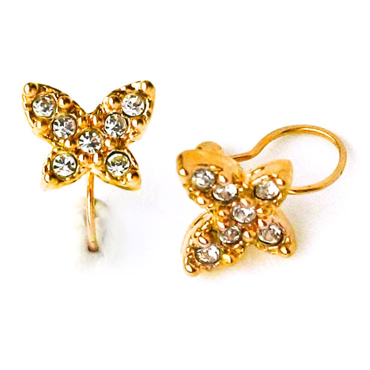 Melody Accessory イヤリング ノンホールピアス ノンホールイヤリング かわいい 安い 30代 40代 50代 パーツ 痛くない 日本製 レディー...