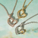 Melody Accessory ネックレス オープンハート 日本製 金属アレルギー ニッケルフリー 18kコーティング レディース ショート チェーン ハート...