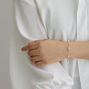 Melody Accessory ブレスレット 日本製 パール ブレス ステーションパール ジュエリー レディース 結婚式 入学式 卒業式 ピンクゴールド 金属アレルギー対応 ブランド 人気 おしゃれ 上品 大人 アクセサリー