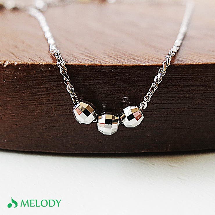 Melody　Accessory アンクレット 日本製 K18GP ニッケルフリー ミラーボール ノンアレルギー シンプル アクセサリー アクセサリー 3