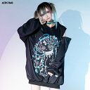 【マラソン期間中 5%OFFクーポン】ACDCRAG BLOODミル パーカー 長袖 原宿系 原宿 派手カワ ファッション パンク ロック サイバー うさぎ うさみみ イラスト 病みかわ 病みかわいい 個性的 ダンス 衣装 ダンス衣装 ヒップホップ レデ