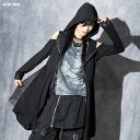 ACDCRAG 冥闇 フードロングベスト コート パーカー 原宿 原宿系 原宿 ファッション 病みかわいい 病みかわ V系 ヴィジュアル系 ダーク パンク ロッ...
