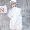 【5/16 1:59まで 5%OFFクーポン】ACDCRAG 魔法 ジャージジャケット WH/P.BL 長袖 原宿 韓国 原宿系 ファッション レディース かわ...