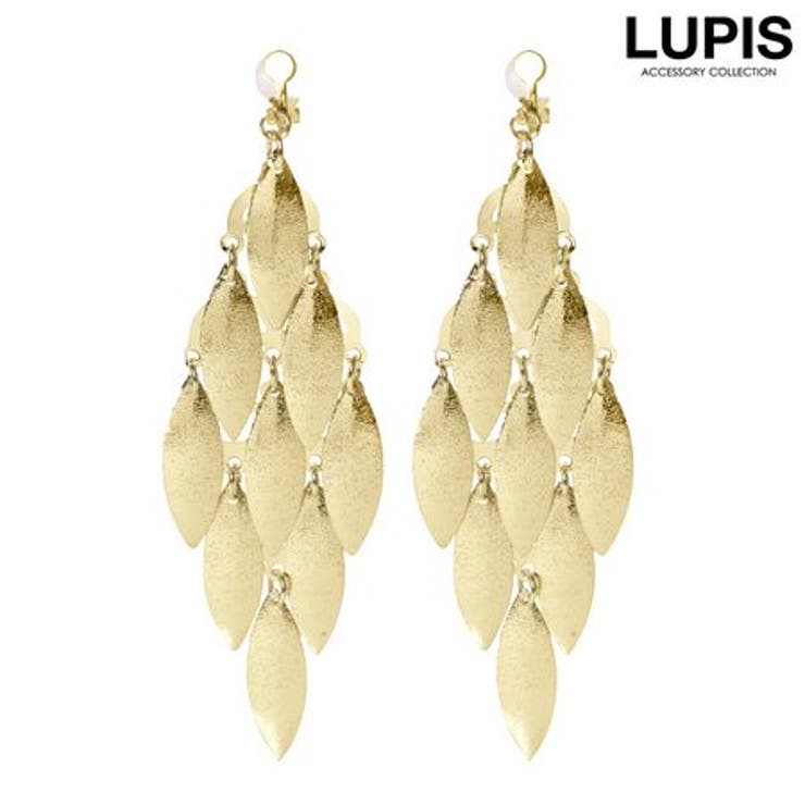 LUPIS ゴールドプレートシャンデリアイヤリング 【アクセサリー アクセ レディース 女性 激安 ギフト プレゼント おしゃれ 人気 春夏 秋冬オールシーズン...