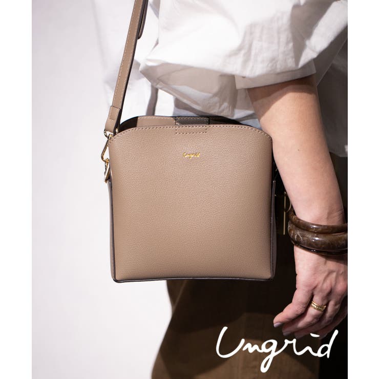 【10％OFFクーポン！11/27(木)1:59まで】STYLE CODE 【Ungrid/アングリッド】キーリングチャーム付 ミニショルダーバッグ バッグ・鞄
