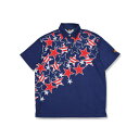 【マラソン期間中 5%OFFクーポン】TAKA-Q MEN 【大きいサイズ】ラウドマウス/LOUDMOUTH 斜めライン 半袖ポロシャツ トップス