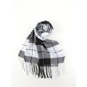 【8/11まで5%OFFクーポン】TAKA-Q MEN ブロックチェック マフラー 小物