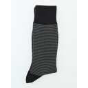 【8/11まで5%OFFクーポン】TAKA-Q MEN ストレッチ抗菌防臭 ボーダー柄クルーソックス インナー・下着