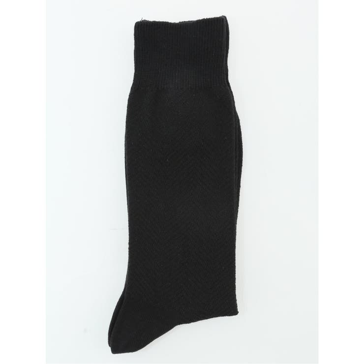 【10%OFFクーポン!11/27(木)1:59まで】TAKA-Q MEN ストレッチ抗菌防臭 ヘリンボン柄クルーソックス インナー・下着