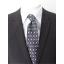 【5/16 1:59まで 5%OFFクーポン】TAKA-Q MEN MADE IN ITALY シルク総柄 レギュラータイ 8.5cm幅 スーツ