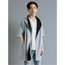 TAKA-Q MEN 5分袖 トッパーカーディガン トップス
