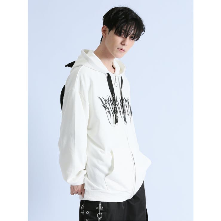 TAKA-Q MEN SD×PSYCHONATION デビル ZIPパーカー トップス