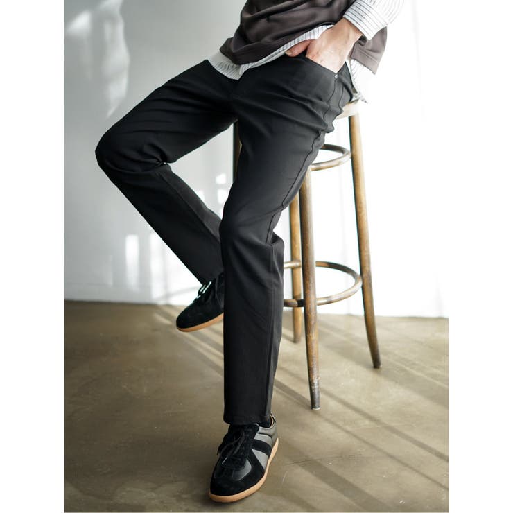 TAKA-Q MEN クロスストレッチ スリムパンツ パンツ・ズボン