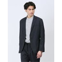【5%OFFクーポン 9/11 1:59まで】TAKA-Q MEN ドットエア レギュラーフィット 2ボタンシャツジャケット(セットアップ可能) アウター(コート・ジャケットなど)