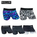 COMPLETE 【WOLLOWワロー】W-47 48 49 50 51 黒 マルチ メンズ ボクサーパンツ 速乾履き心地重視ボクサー インナー・下着