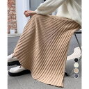 【8/11まで5%OFFクーポン】Miniministore プリーツスカートフレアニットスカート秋冬 スカート