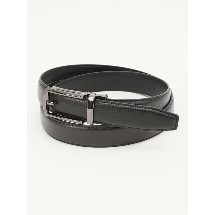 【10％OFFクーポン！11/27(木)1:59まで】TAKA-Q MEN アジャストフリー サフィアーノ型押しベルト 小物