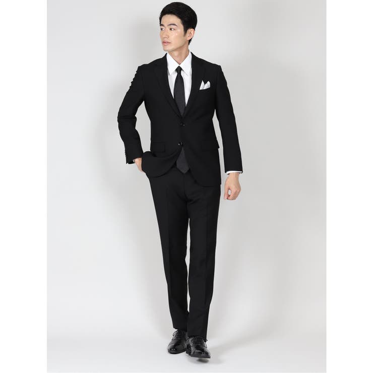 【10%OFFクーポン!11/27(木)1:59まで】TAKA-Q MEN スタンダードモデルフォーマル2ピーススーツ スーツ