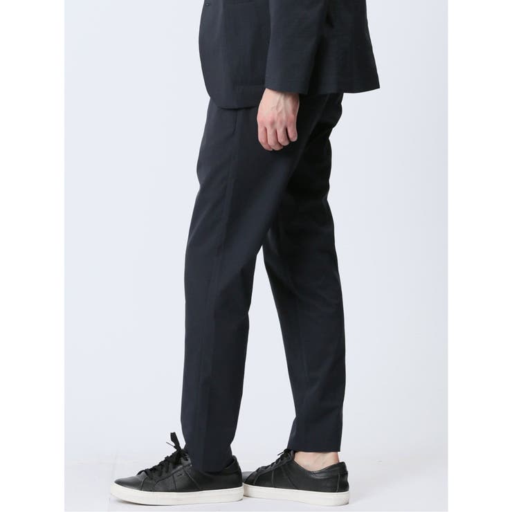 TAKA-Q MEN ドットエア レギュラーフィット イージートラウザーパンツ(セットアップ可能) パンツ・ズボン