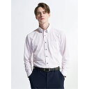 【マラソン期間中 5%OFFクーポン】TAKA-Q MEN アイスカプセル スタンダードフィット ボタンダウン長袖ニットシャツ スーツ