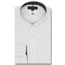 【マラソン期間中 5%OFFクーポン】TAKA-Q MEN アイスカプセル スタンダードフィット ボタンダウン長袖ニットシャツ スーツ