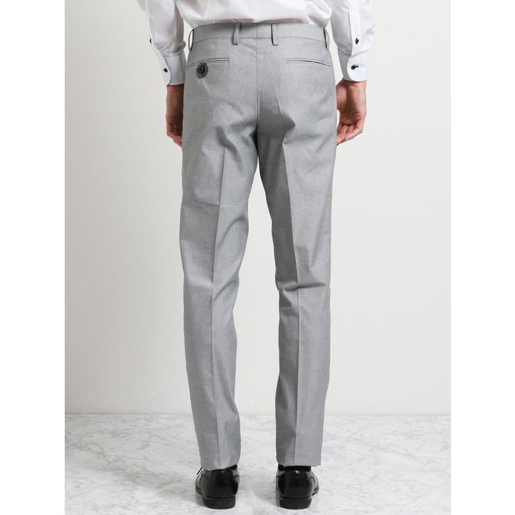 TAKA-Q MEN TAKA-Q/mens:COOLMAX ストレッチウォッシャブル スリムフィットノータックスラックス スーツ