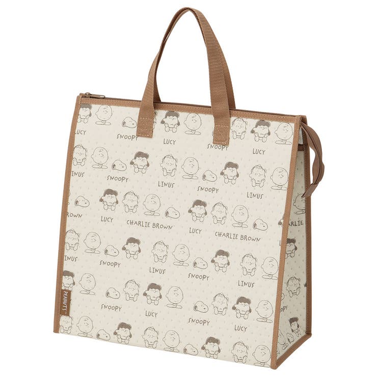 Skater 不織布 行楽 トートバッグ かばん バッグ カバン 大容量 アルミ蒸着 お買い物 スケーター skater FBC3 スヌーピー SNOOPY ピーナッツ 女性 レディース【アウトドア レジャー 便利 おしゃれ】 バッグ・鞄