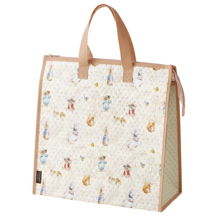 Skater 不織布 行楽 トートバッグ かばん バッグ カバン 大容量 アルミ蒸着 お買い物 スケーター skater FBC3 ピーターラビット うさぎ 女子 女性 レディース【アウトドア レジャー 便利 おしゃれ】 バッグ・鞄